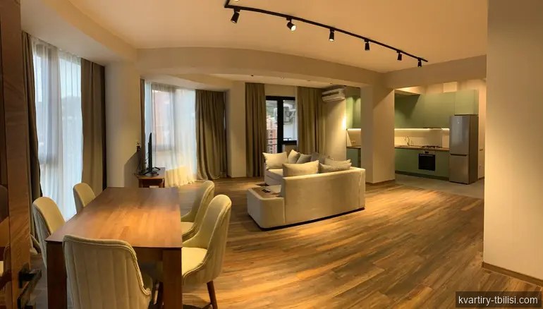 2-bedroom Apartment for rent in Ortachala, Tbilisi, 98 sqm, floor 10/12 — 1 000 USD/month | Tbilisi Homes