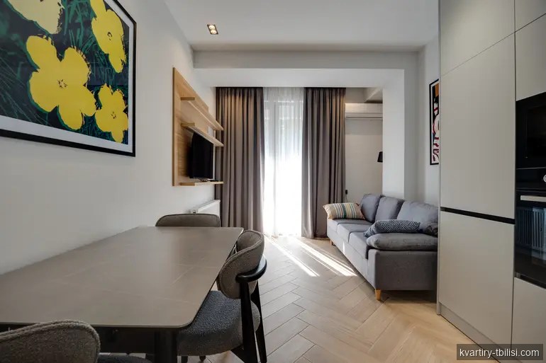 2-bedroom Apartment for rent in Ortachala, Tbilisi, 54 sqm, floor 3/20 — 850 USD/month | Tbilisi Homes