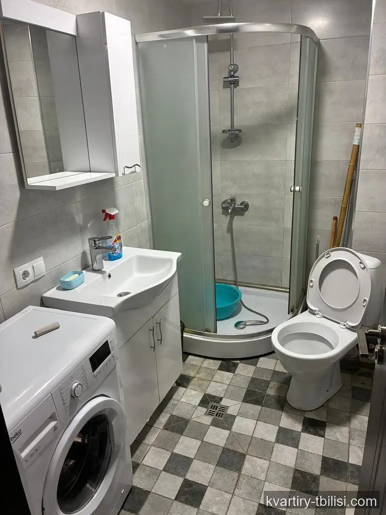2-bedroom Apartment for rent in Ortachala, Tbilisi, 35 sqm, floor 1/12 — 450 USD/month | Tbilisi Homes