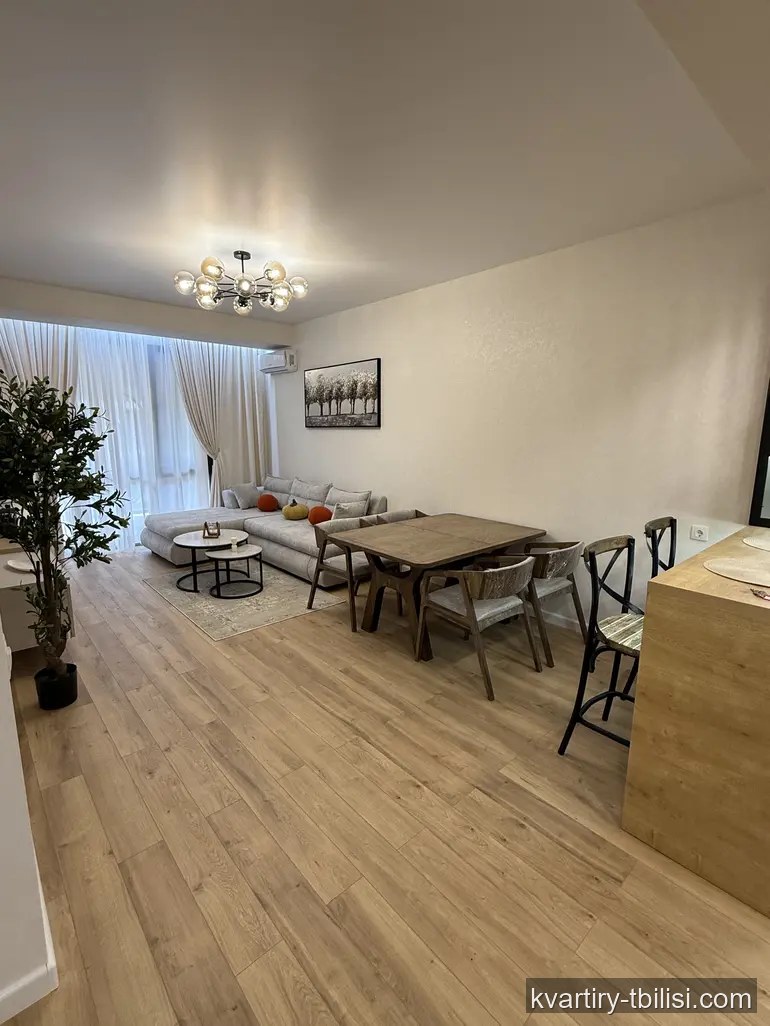 Двухкомнатная квартира в Ортачале — 850 USD/мес | Tbilisi Homes
