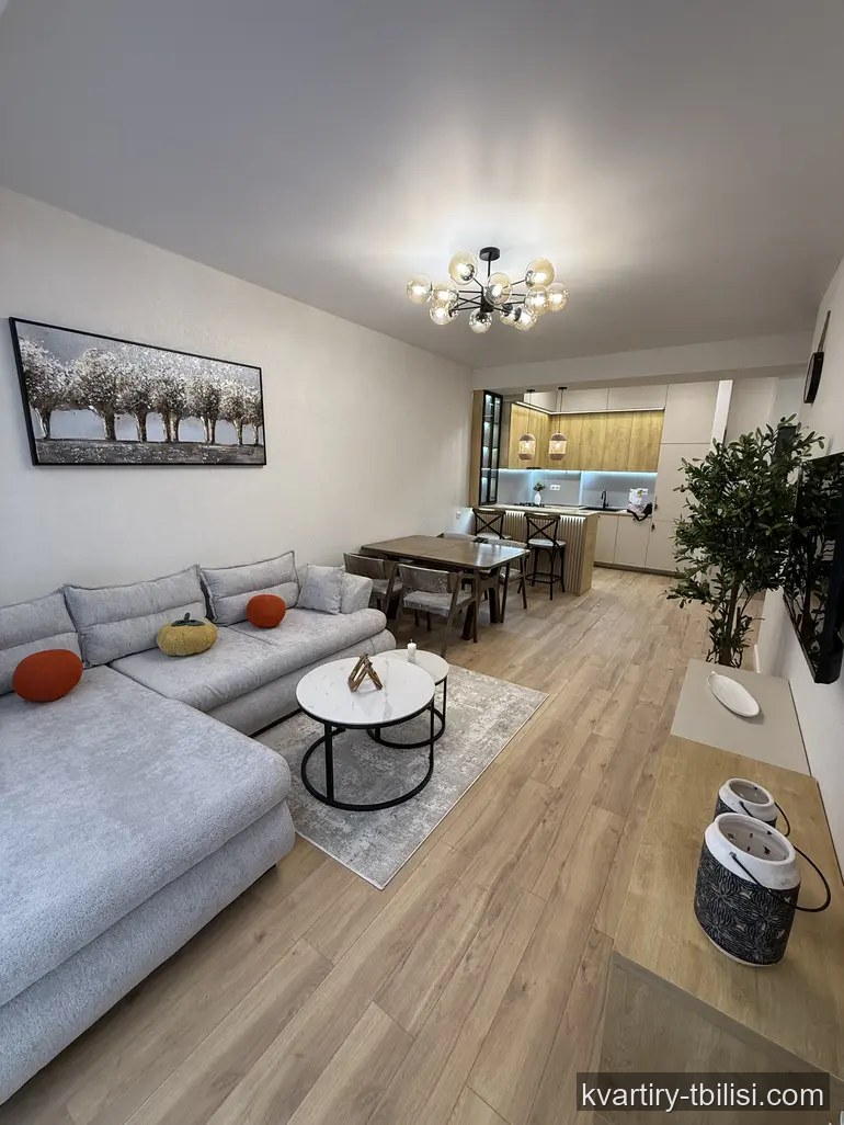 Двухкомнатная квартира в Ортачале — 850 USD/мес | Tbilisi Homes
