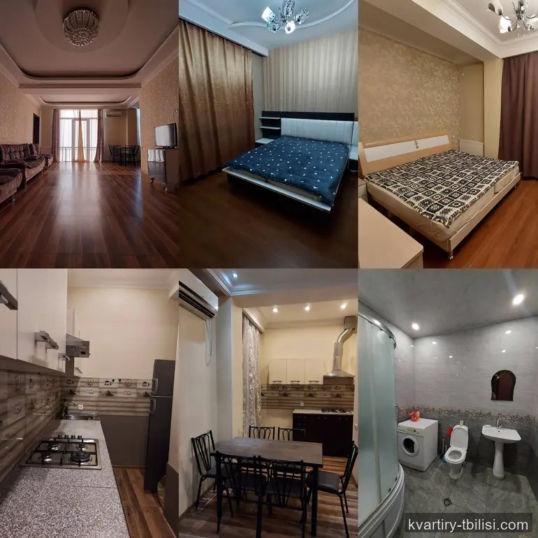 Трёхкомнатная квартира в Ортачале — 550 USD/мес | Tbilisi Homes