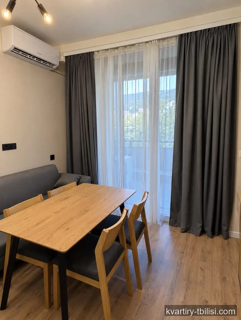 Трёхкомнатная квартира в Ортачале — 1 000 USD/мес | Tbilisi Homes