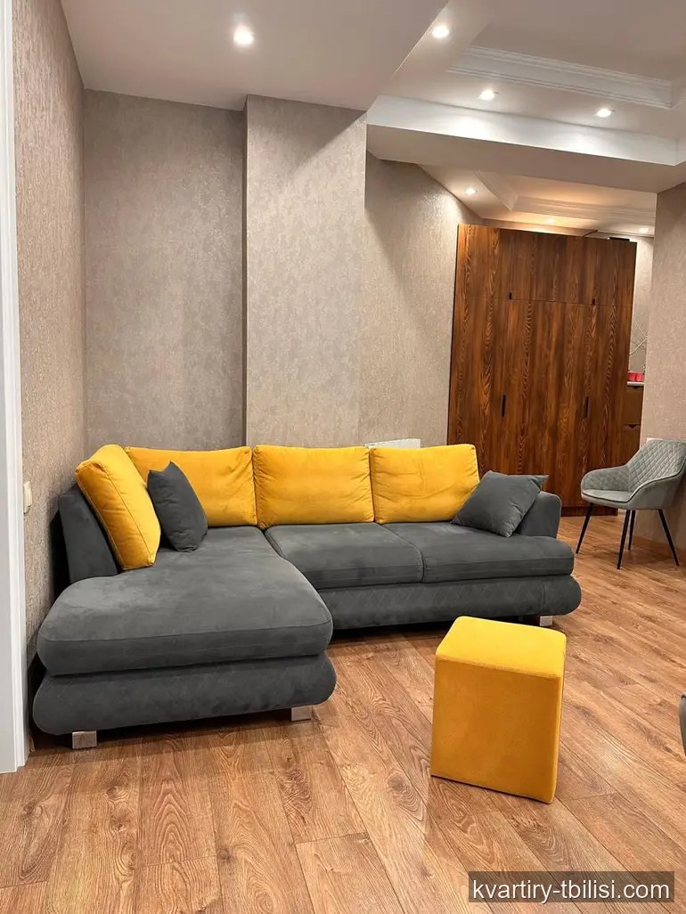 Трёхкомнатная квартира в Ортачале — 850 USD/мес | Tbilisi Homes