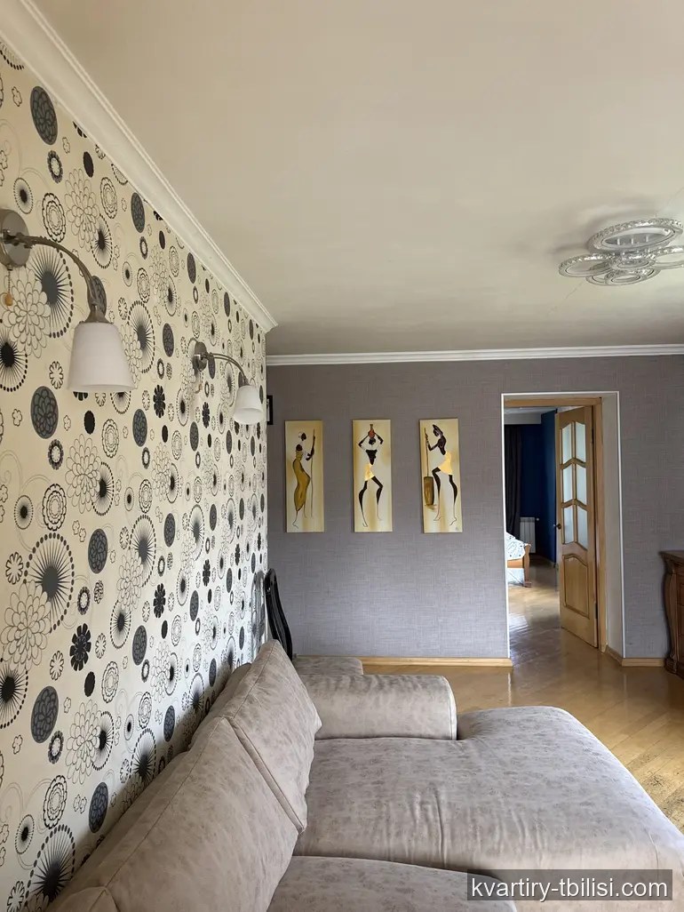 3-bedroom Apartment for rent in Ortachala, Tbilisi, 100 sqm, floor 7/8 — 850 USD/month | Tbilisi Homes