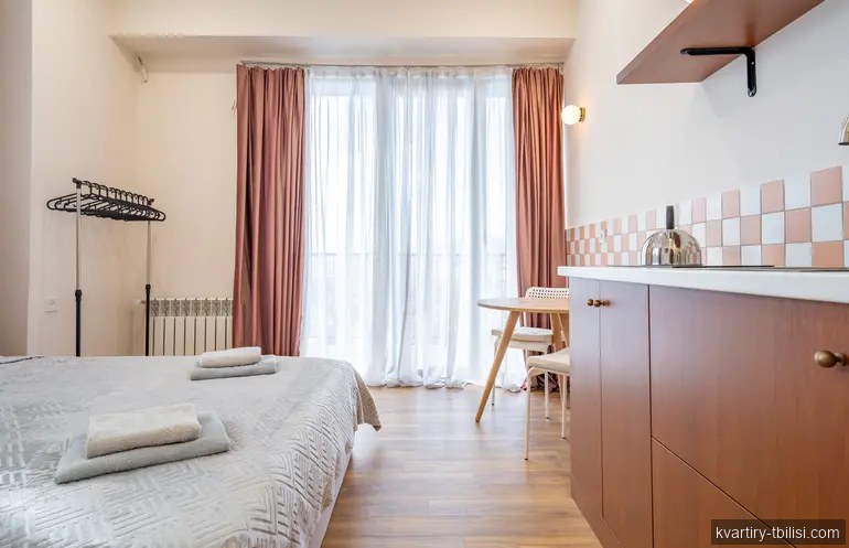 Однокомнатная квартира на Сабуртало — 490 USD/мес | Tbilisi Homes