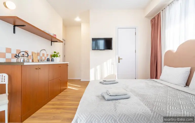 Однокомнатная квартира на Сабуртало — 550 USD/мес | Tbilisi Homes