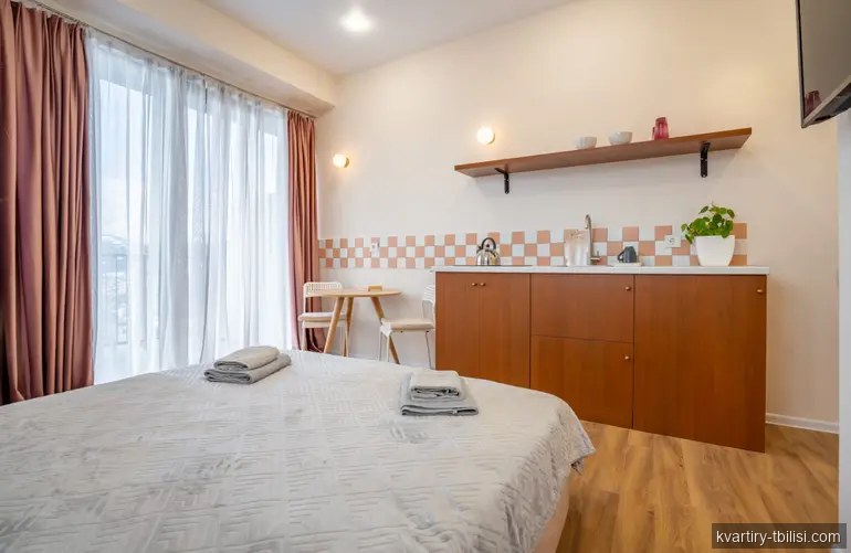 Однокомнатная квартира на Сабуртало — 550 USD/мес | Tbilisi Homes