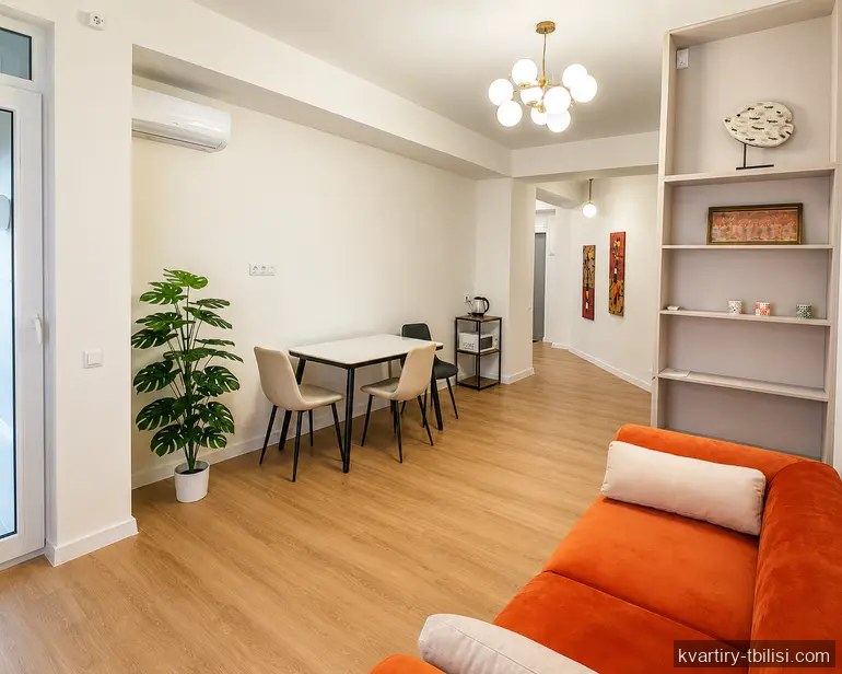 Однокомнатная квартира на Сабуртало — 950 USD/мес | Tbilisi Homes