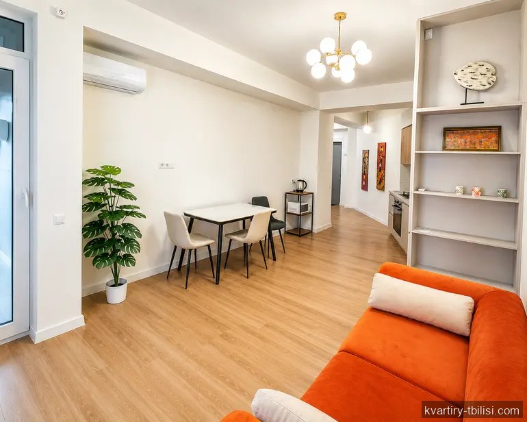 Однокомнатная квартира на Сабуртало — 950 USD/мес | Tbilisi Homes
