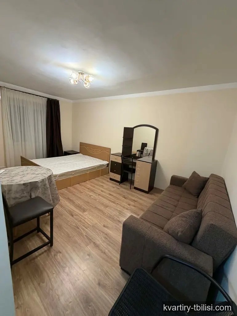Однокомнатная квартира на Сабуртало — 500 USD/мес | Tbilisi Homes