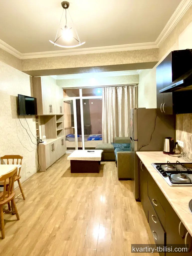 Однокомнатная квартира на Сабуртало — 400 USD/мес | Tbilisi Homes