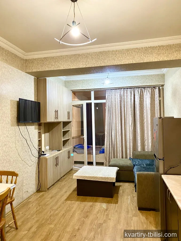 Однокомнатная квартира на Сабуртало — 400 USD/мес | Tbilisi Homes