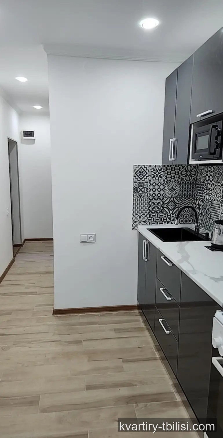 Однокомнатная квартира на Сабуртало — 475 USD/мес | Tbilisi Homes