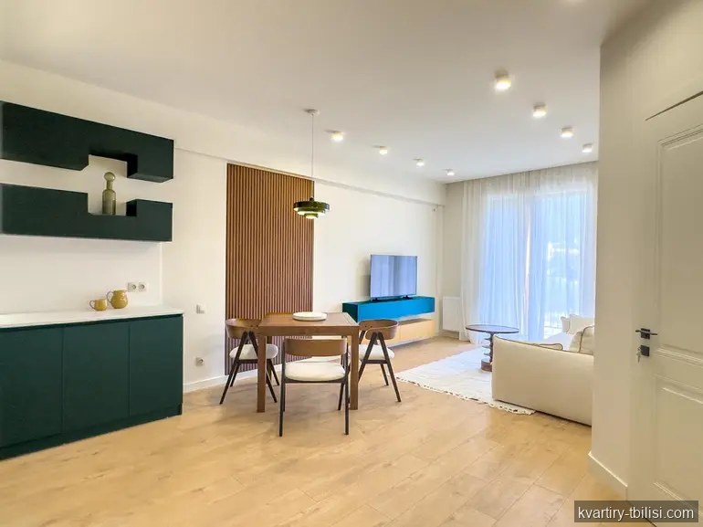 Однокомнатная квартира на Сабуртало — 1 000 USD/мес | Tbilisi Homes