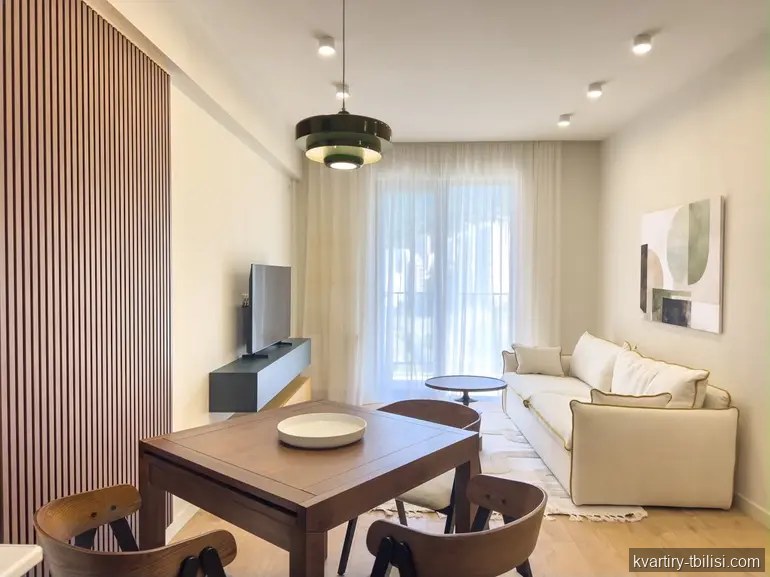 Однокомнатная квартира на Сабуртало — 1 000 USD/мес | Tbilisi Homes