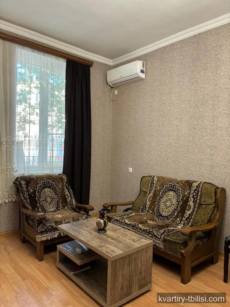 1-bedroom Apartment for rent in Saburtalo, Tbilisi, 40 sqm, floor 2/7 — 500 USD/month | Tbilisi Homes