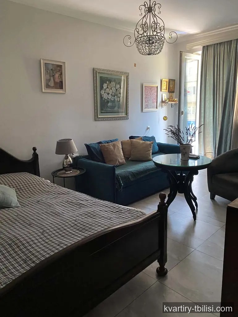 Однокомнатная квартира на Сабуртало — 459 USD/мес | Tbilisi Homes