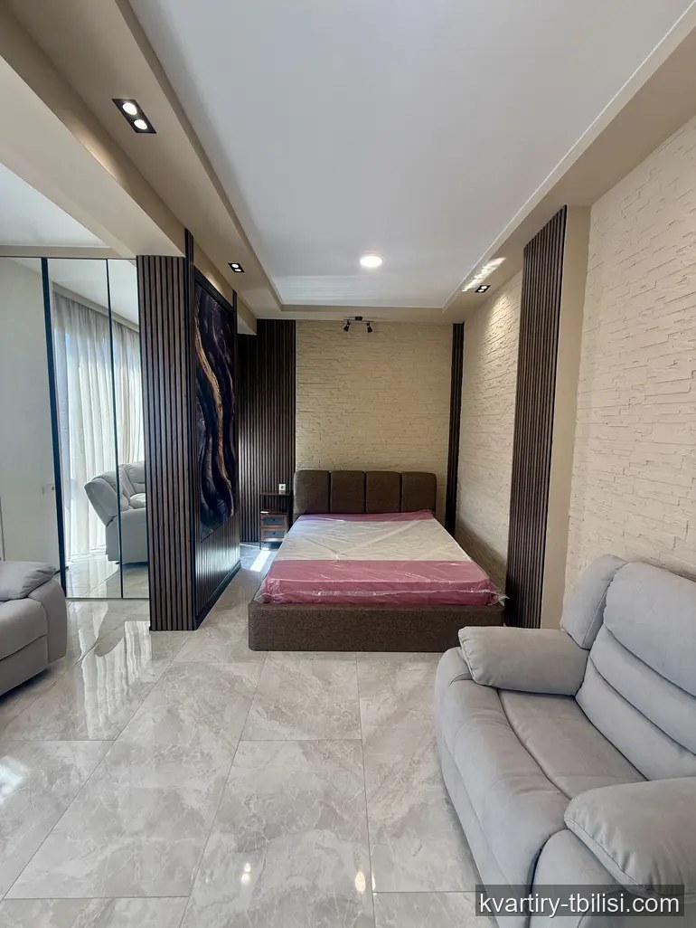 Однокомнатная квартира на Сабуртало — 1 300 USD/мес | Tbilisi Homes
