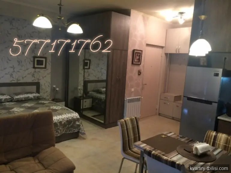 Однокомнатная квартира на Сабуртало — 600 USD/мес | Tbilisi Homes