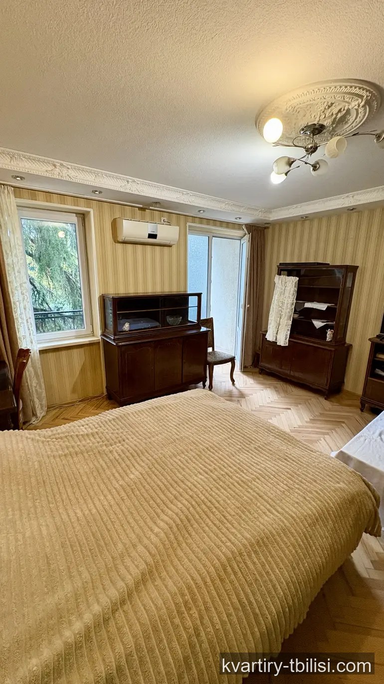 1-bedroom Apartment for rent in Saburtalo, Tbilisi, 43 sqm, floor 4/8 — 500 USD/month | Tbilisi Homes