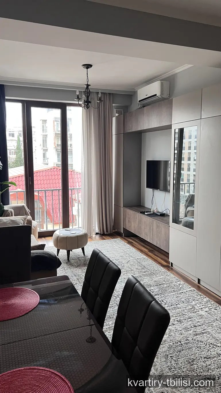 1-bedroom Apartment for rent in Saburtalo, Tbilisi, 51 sqm, floor 5/8 — 650 USD/month | Tbilisi Homes