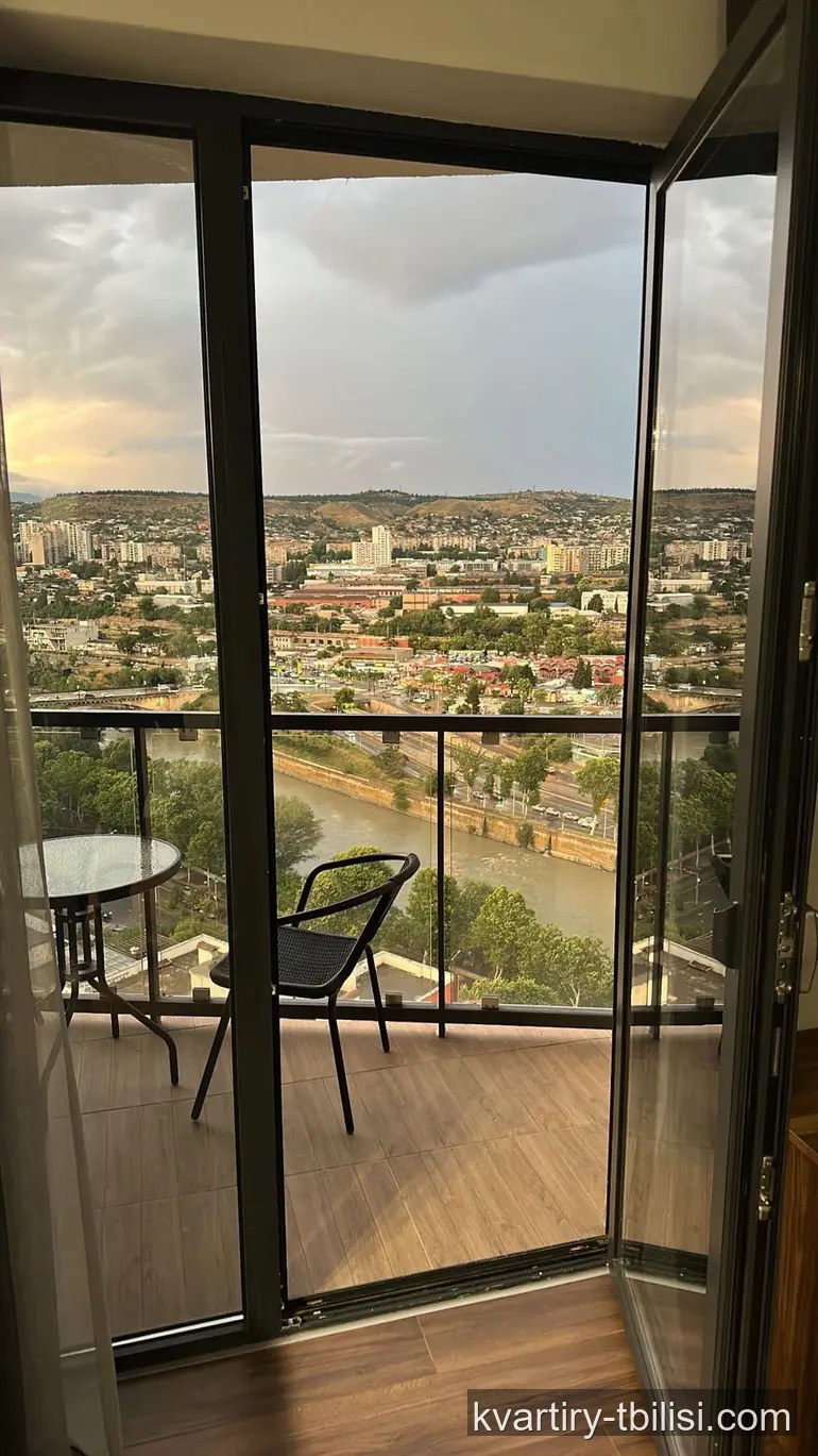Однокомнатная квартира на Сабуртало — 1 000 USD/мес | Tbilisi Homes