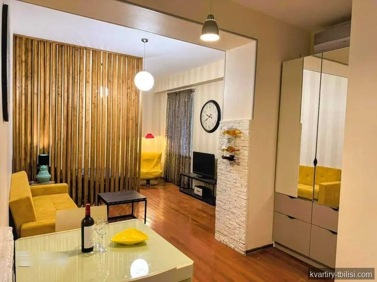 Однокомнатная квартира на Сабуртало — 599 USD/мес | Tbilisi Homes