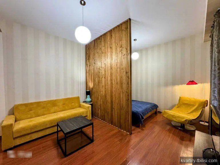 Однокомнатная квартира на Сабуртало — 599 USD/мес | Tbilisi Homes