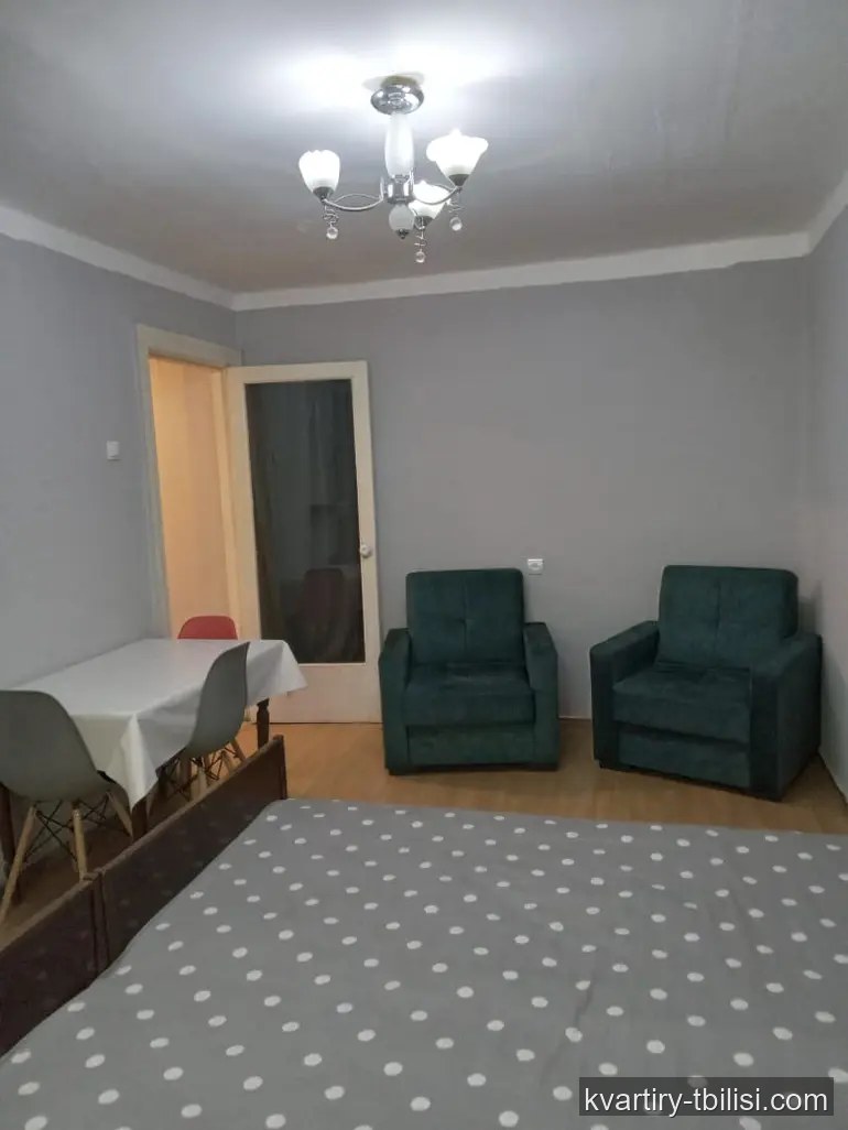 Однокомнатная квартира на Сабуртало — 419 USD/мес | Tbilisi Homes