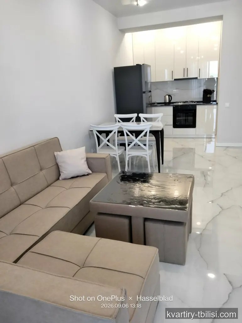 1-bedroom Apartment for rent in Saburtalo, Tbilisi, 62 sqm, floor 34/50 — 1 000 USD/month | Tbilisi Homes