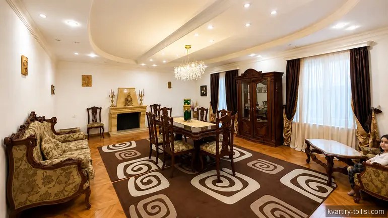 11-комнатная квартира на Сабуртало — 2 500 USD/мес | Tbilisi Homes