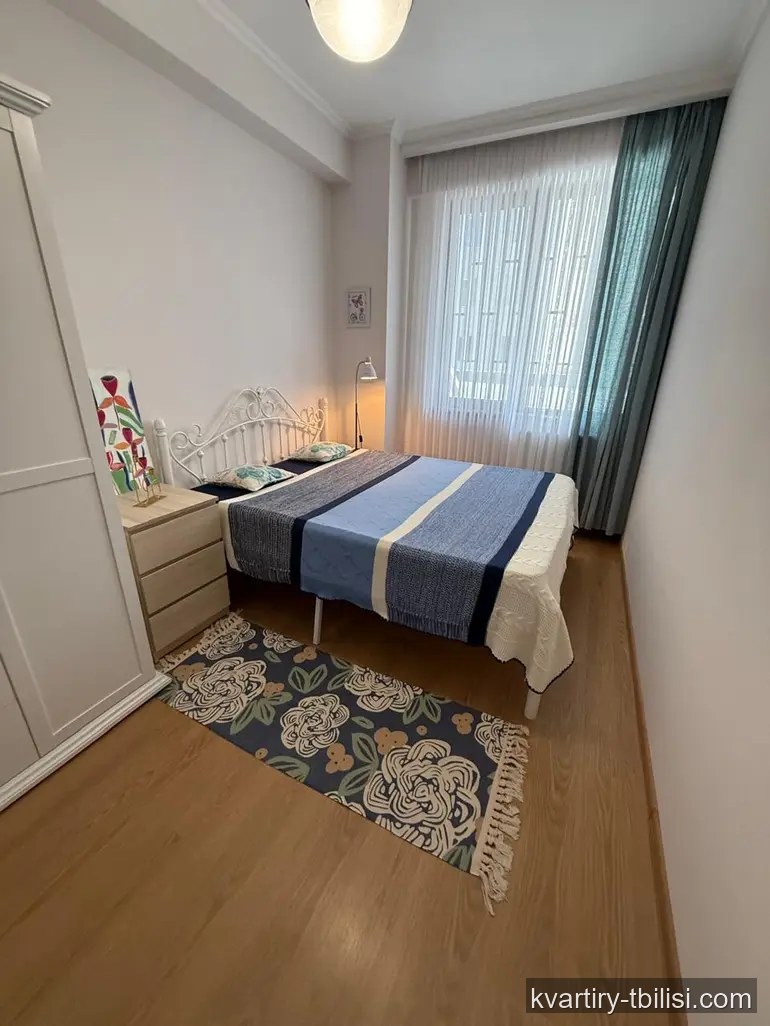 2-bedroom Apartment for rent in Saburtalo, Tbilisi, 45 sqm, floor 2/13 — 590 USD/month | Tbilisi Homes