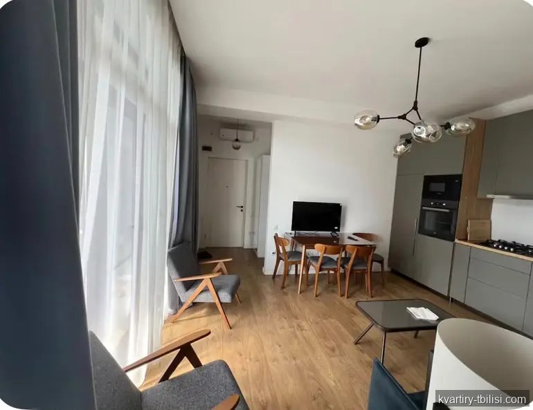 2-bedroom Apartment for rent in Saburtalo, Tbilisi, 55 sqm, floor 9/18 — 900 USD/month | Tbilisi Homes