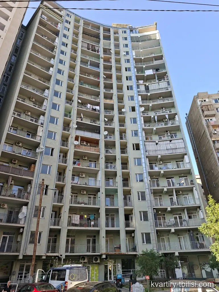 2-bedroom Apartment for rent in Saburtalo, Tbilisi, 44 sqm, floor 17/19 — 600 USD/month | Tbilisi Homes