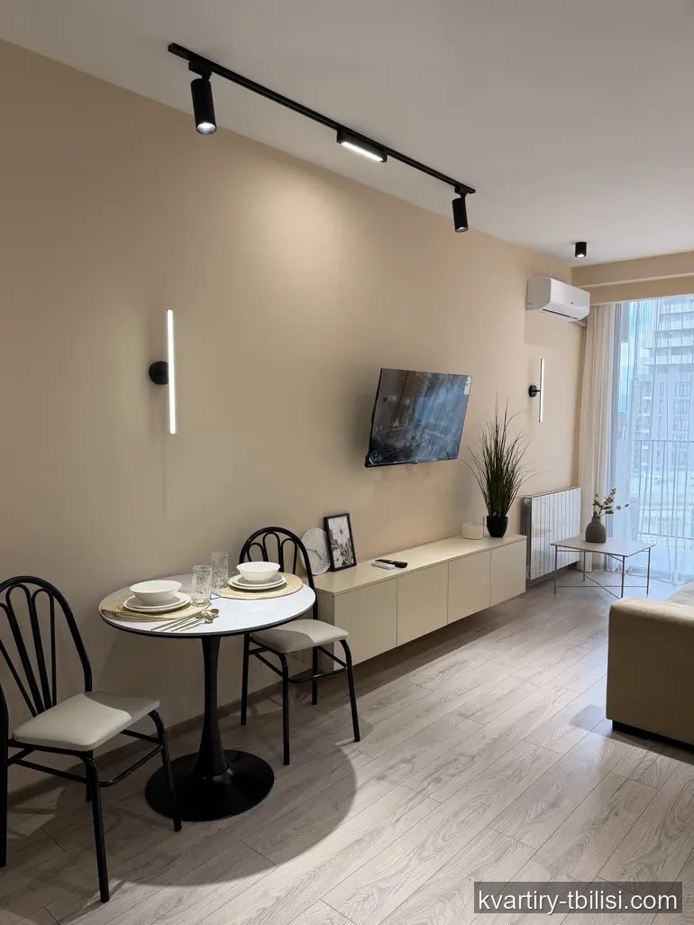 2-bedroom Apartment for rent in Saburtalo, Tbilisi, 40 sqm, floor 4/12 — 700 USD/month | Tbilisi Homes