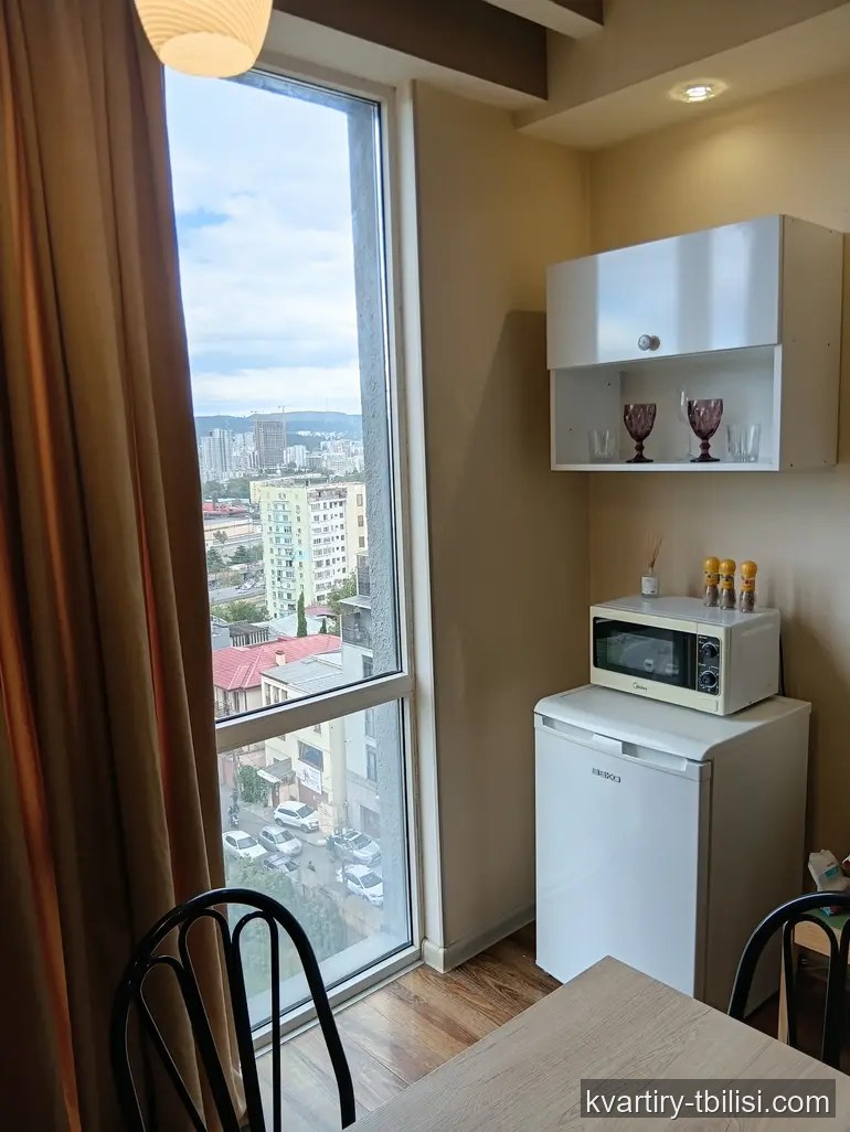 2-bedroom Apartment for rent in Saburtalo, Tbilisi, 45 sqm, floor 9/15 — 594 USD/month | Tbilisi Homes