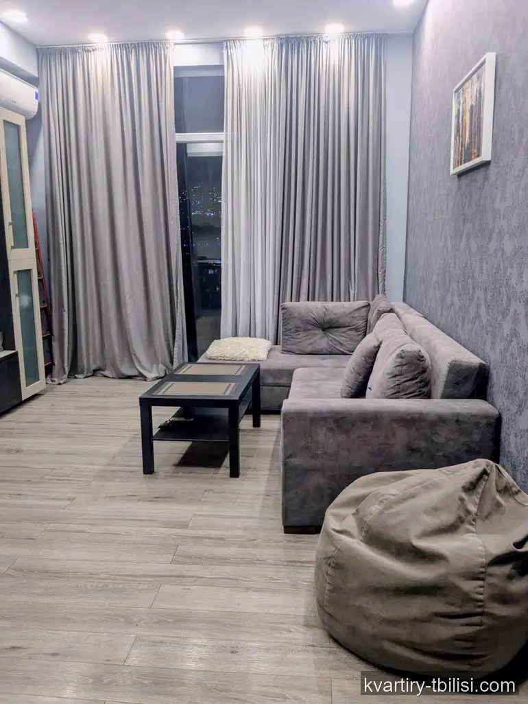 Двухкомнатная квартира на Сабуртало — 750 USD/мес | Tbilisi Homes