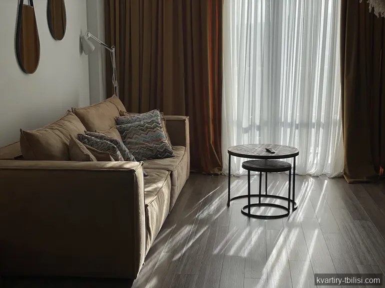 Двухкомнатная квартира на Сабуртало — 900 USD/мес | Tbilisi Homes
