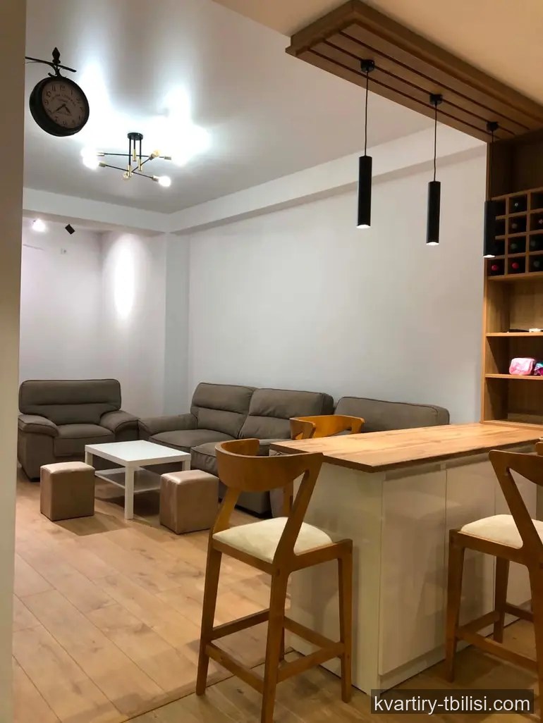 2-bedroom Apartment for rent in Saburtalo, Tbilisi, 58 sqm, floor 3/12 — 650 USD/month | Tbilisi Homes