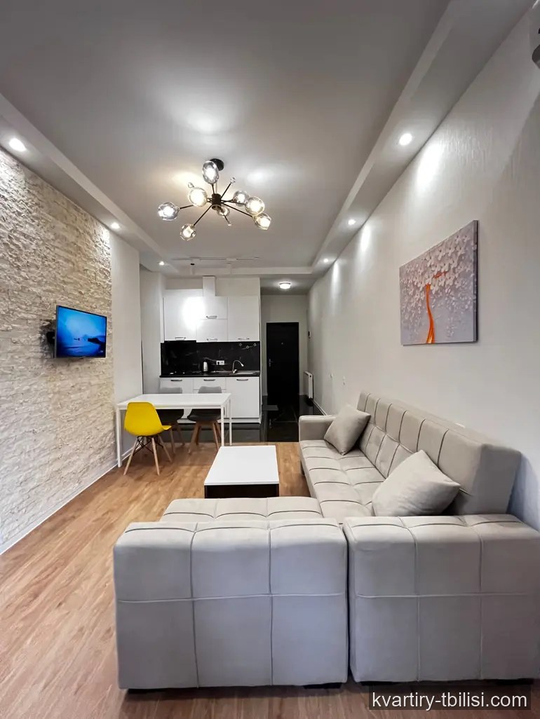 2-bedroom Apartment for rent in Saburtalo, Tbilisi, 45 sqm, floor 2/12 — 700 USD/month | Tbilisi Homes