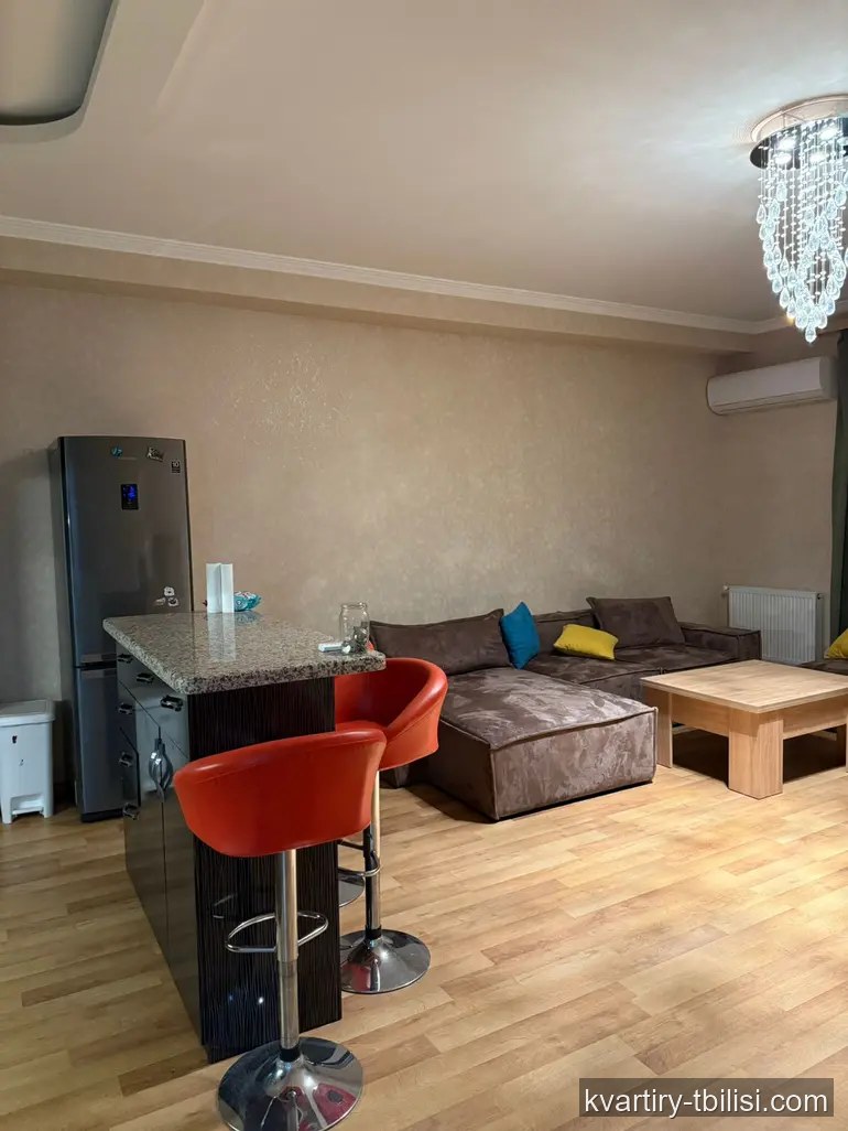 2-bedroom Apartment for rent in Saburtalo, Tbilisi, 100 sqm, floor 13/16 — 1 000 USD/month | Tbilisi Homes