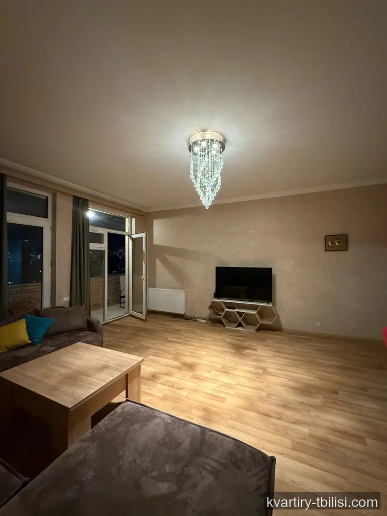 2-bedroom Apartment for rent in Saburtalo, Tbilisi, 100 sqm, floor 13/16 — 1 000 USD/month | Tbilisi Homes