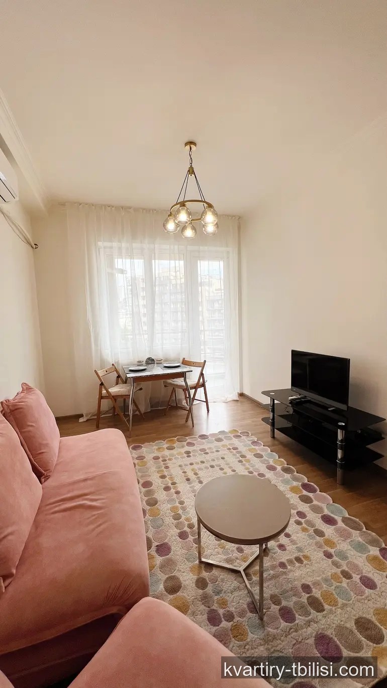 2-bedroom Apartment for rent in Saburtalo, Tbilisi, 57 sqm, floor 9/24 — 600 USD/month | Tbilisi Homes