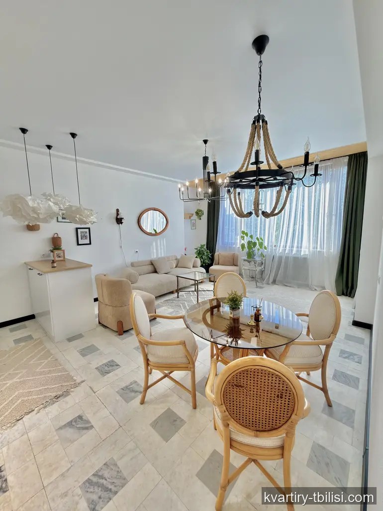 Двухкомнатная квартира на Сабуртало — 750 USD/мес | Tbilisi Homes
