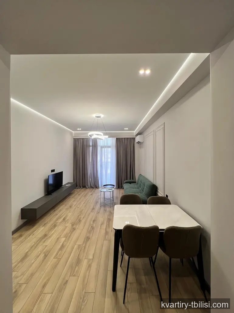 2-bedroom Apartment for rent in Saburtalo, Tbilisi, 60.4 sqm, floor 9/10 — 950 USD/month | Tbilisi Homes