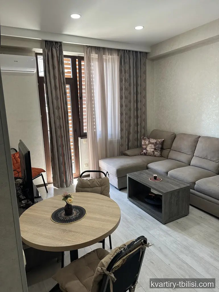 Двухкомнатная квартира на Сабуртало — 500 USD/мес | Tbilisi Homes