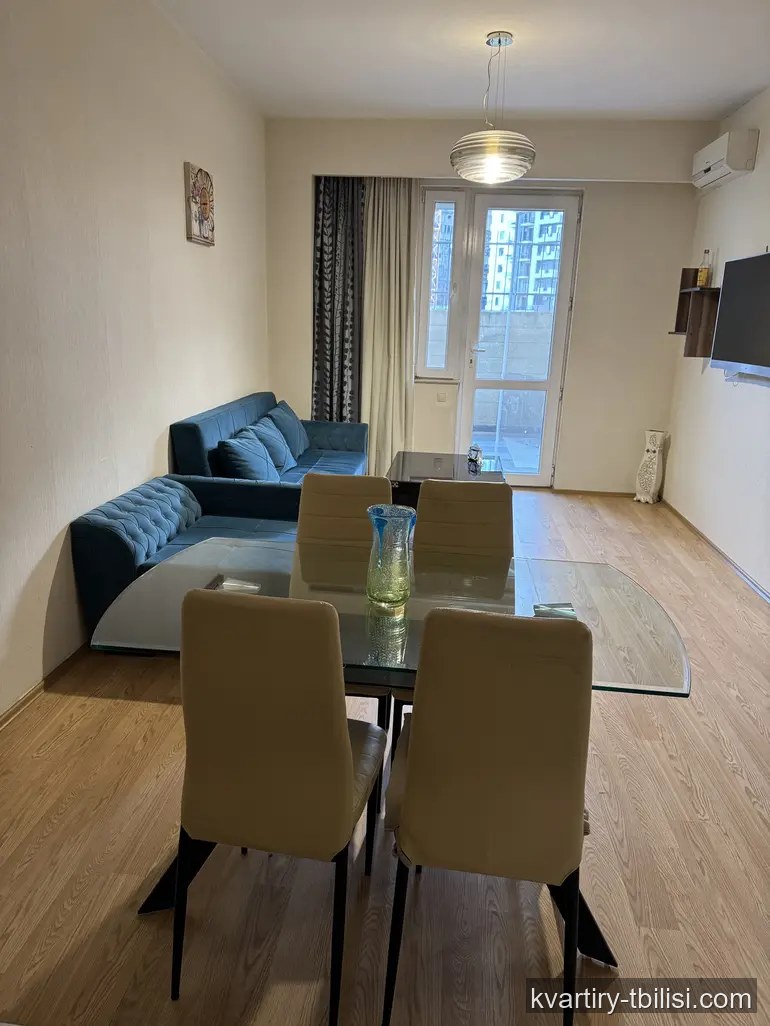 Двухкомнатная квартира на Сабуртало — 646 USD/мес | Tbilisi Homes