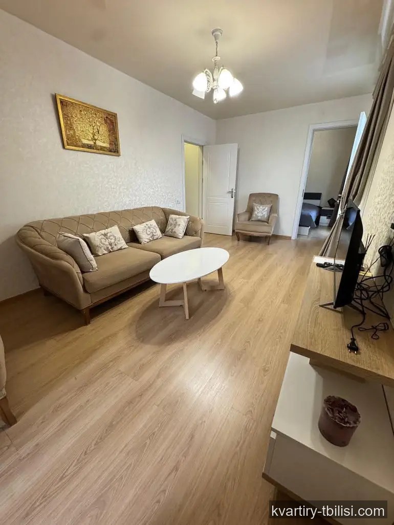 2-bedroom Apartment for rent in Saburtalo, Tbilisi, 55 sqm, floor 8/9 — 650 USD/month | Tbilisi Homes