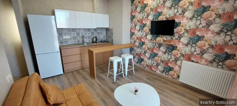 2-bedroom Apartment for rent in Saburtalo, Tbilisi, 40 sqm, floor 8/25 — 500 USD/month | Tbilisi Homes